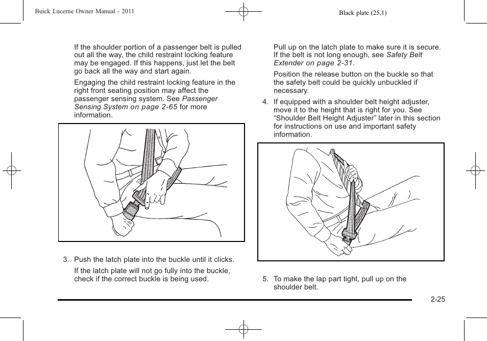 Buick 2011 Lucerne User Manual | Page 57 / 446