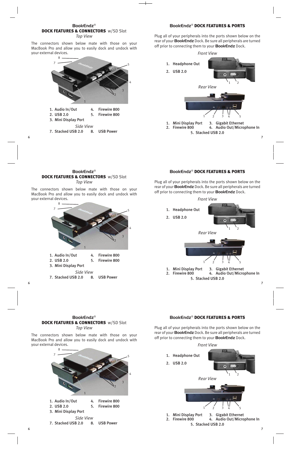 Bookendz BE-MBP13SD User Manual | Page 6 / 12