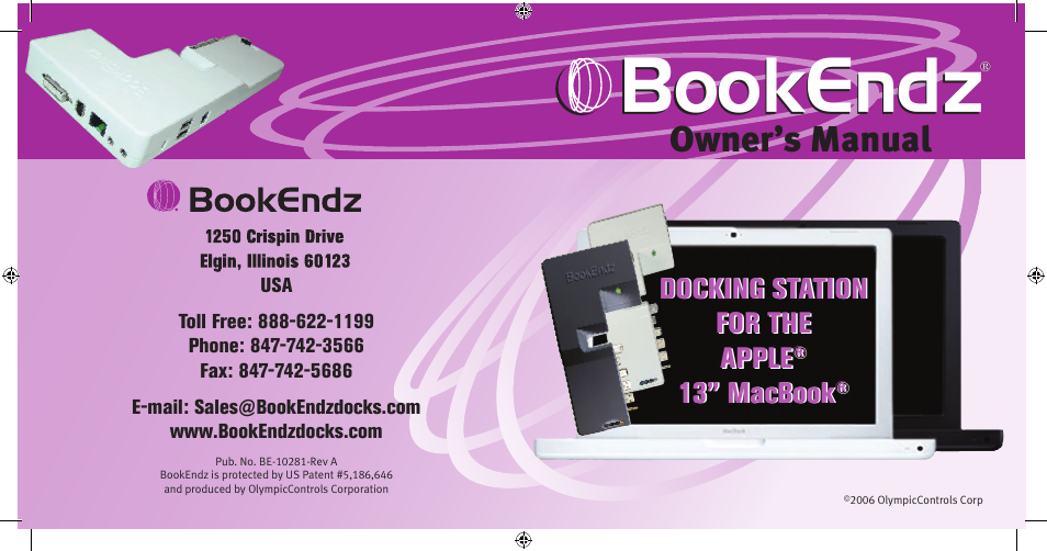 Bookendz BE-MB13W User Manual | 12 pages