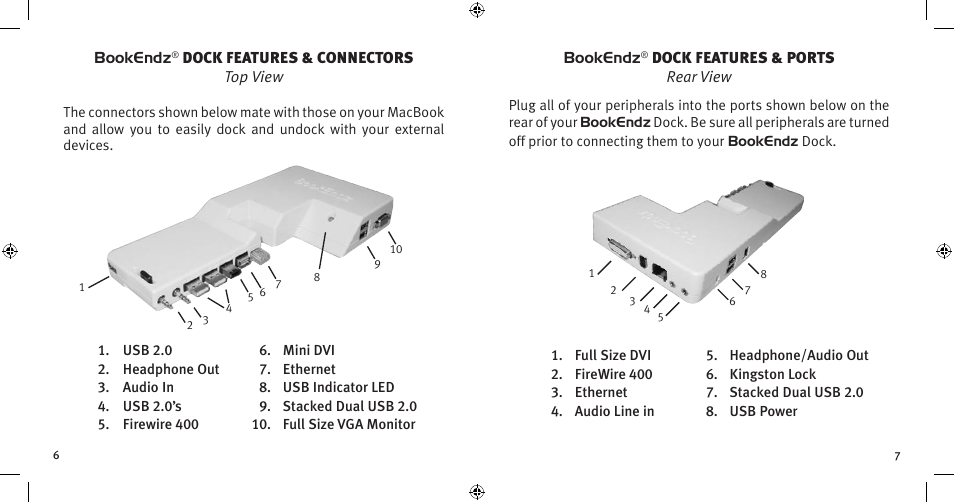 Bookendz BE-MB13W User Manual | Page 6 / 12