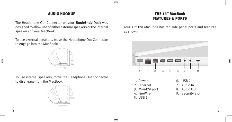 Bookendz BE-MB13W User Manual | Page 8 / 12