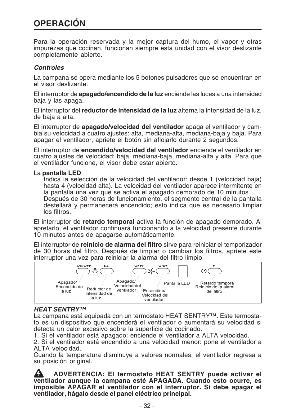 Operación | Best U102E User Manual | Page 32 / 44