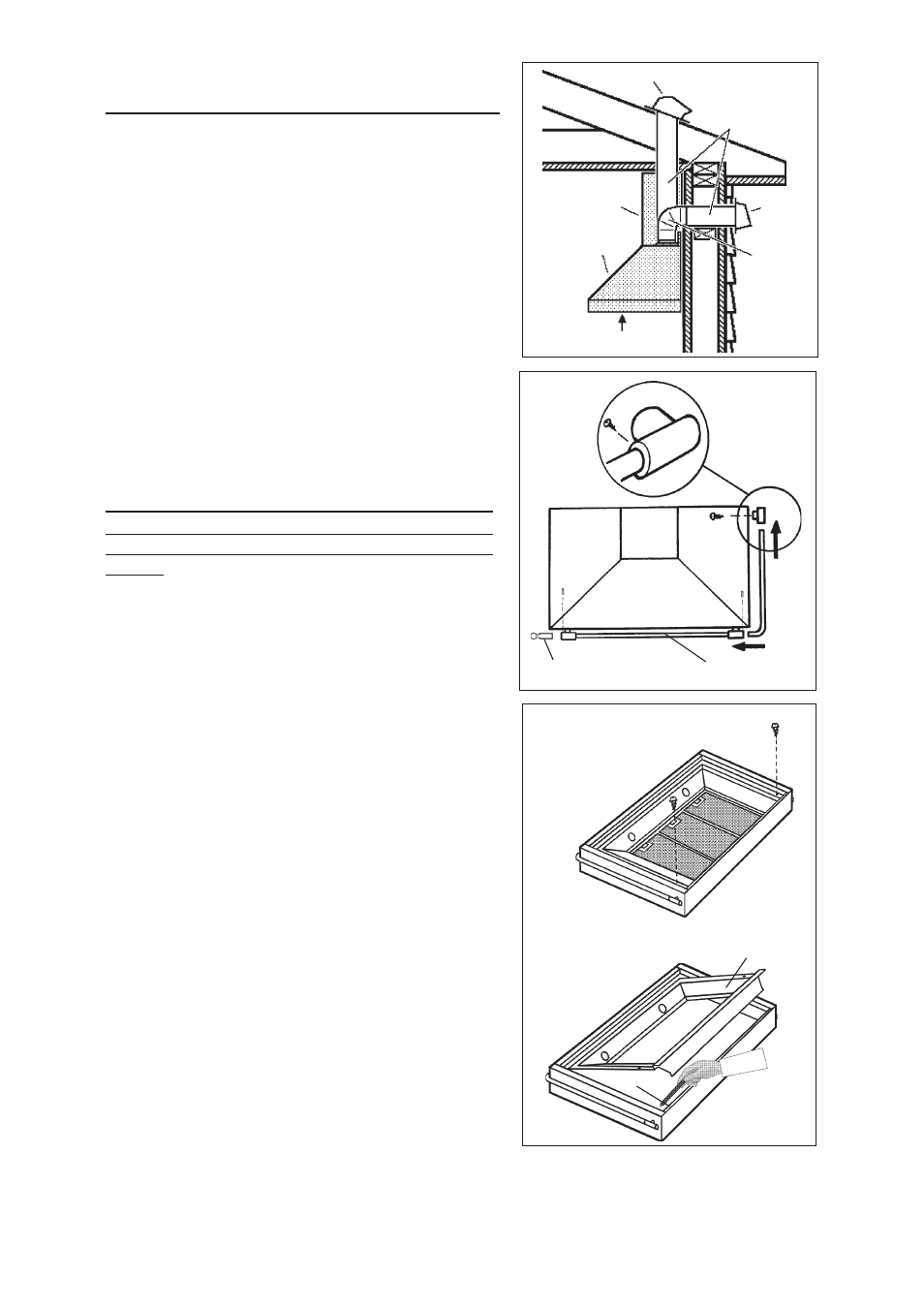 Instalacion del tubo de extraccion, Instalacion del portautensilios | Best KER222 User Manual | Page 24 / 36