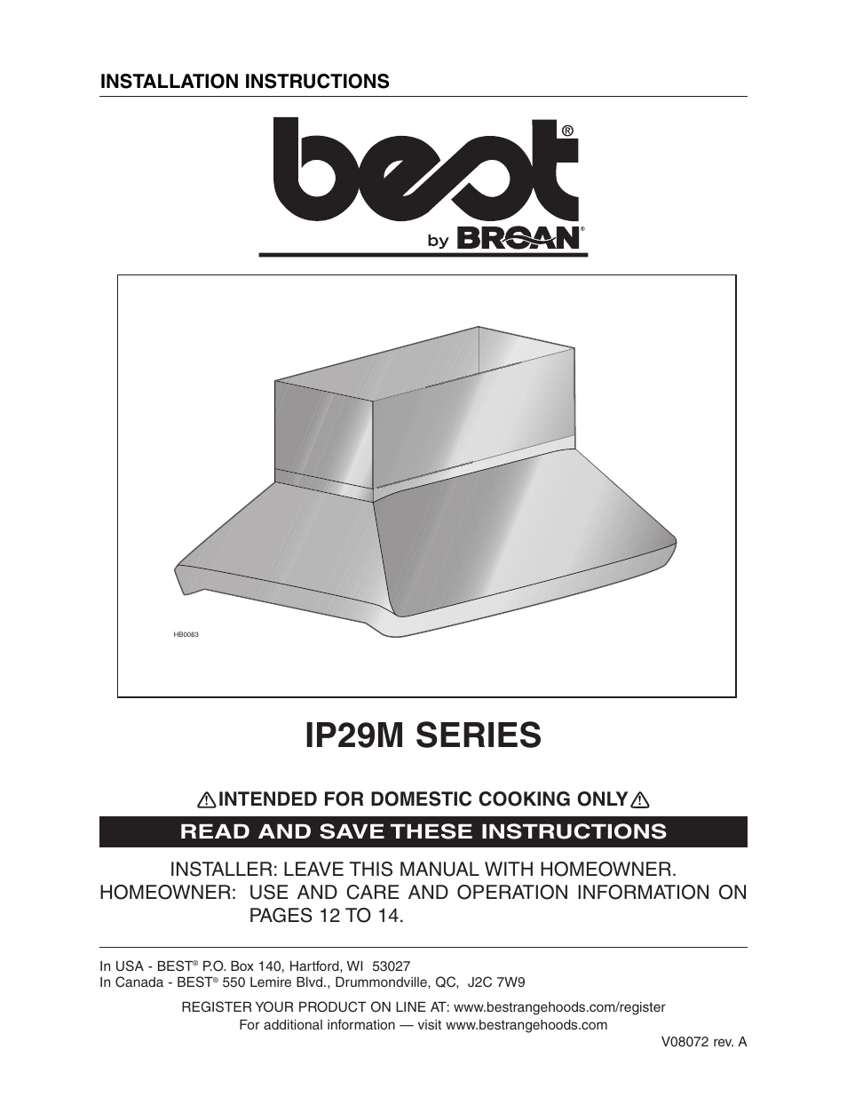 Best IP29M Series User Manual | 16 pages