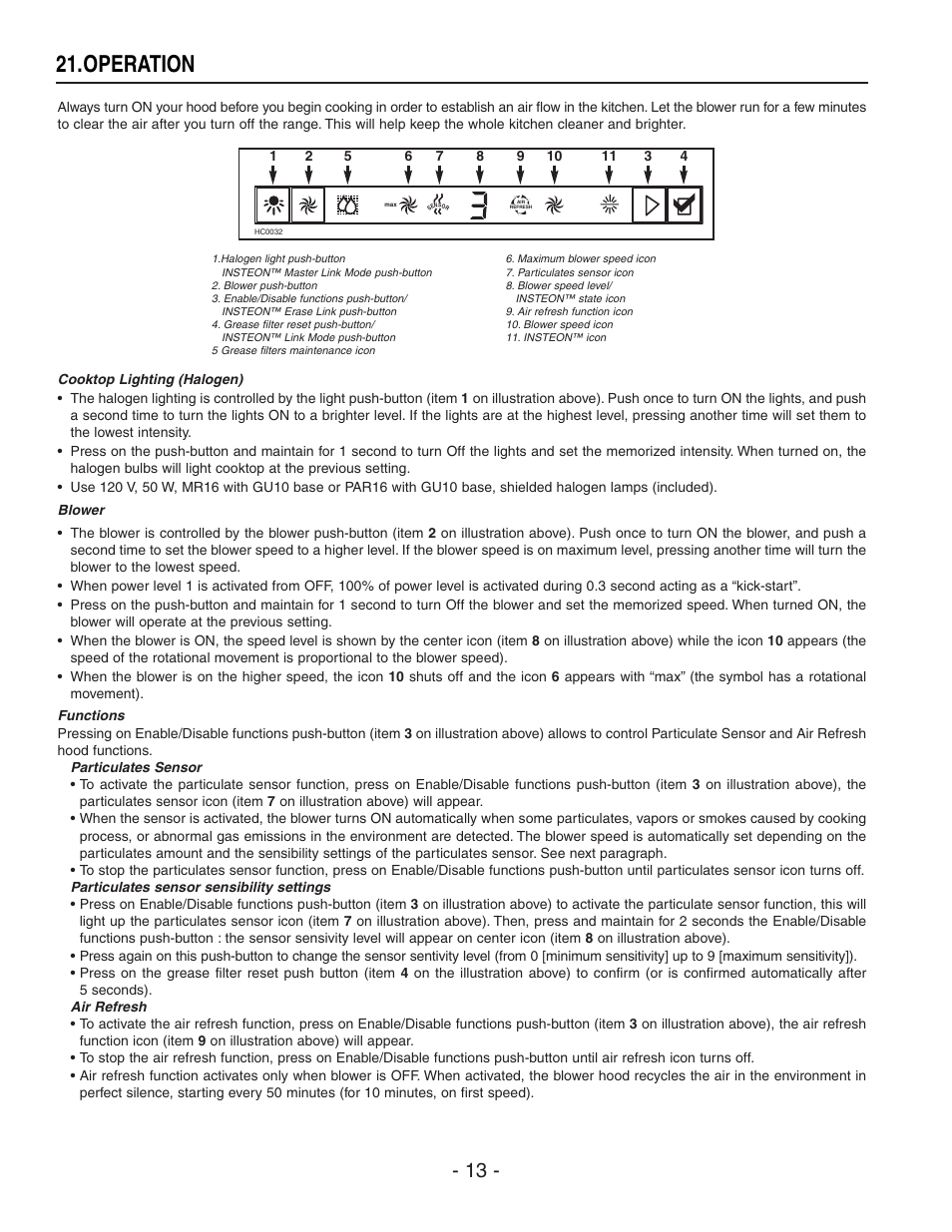 Operation | Best IP29M Series User Manual | Page 13 / 16