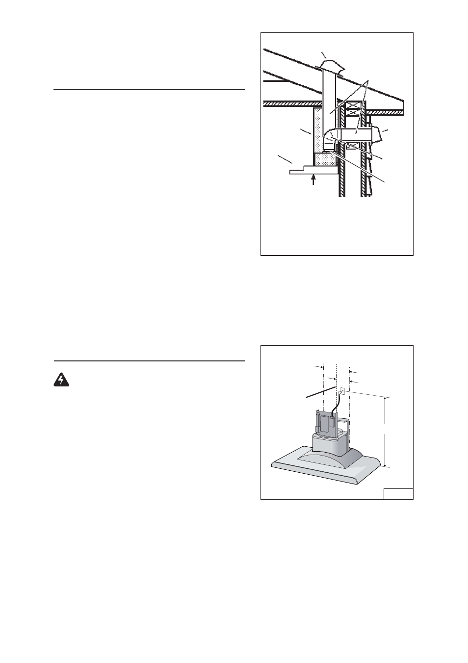 Installation des conduits, Installation électrique, Uniquement pour les hottes carénées) | Best K7788 User Manual | Page 21 / 44