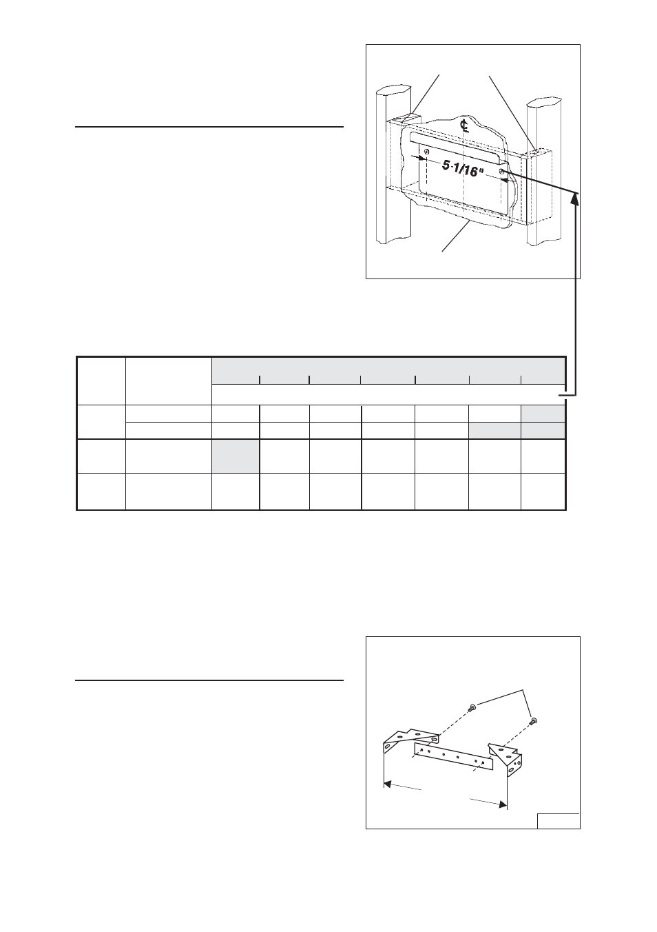 Installation du support de fixation, Installation du support de fixation du carneau, Hottes carénées ou non carénées) | Best K7788 User Manual | Page 22 / 44
