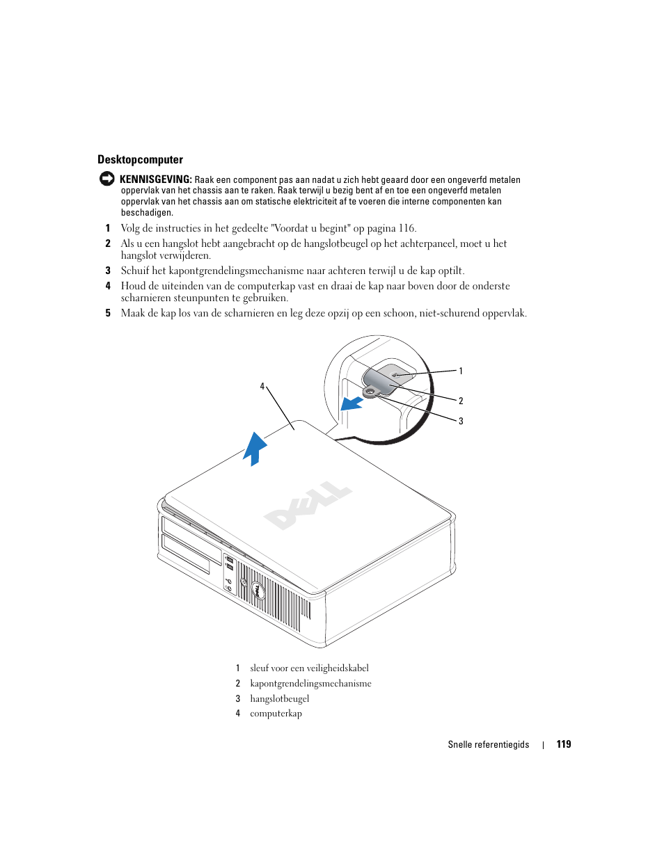 Desktopcomputer | Dell OptiPlex GX620 User Manual | Page 119 / 338