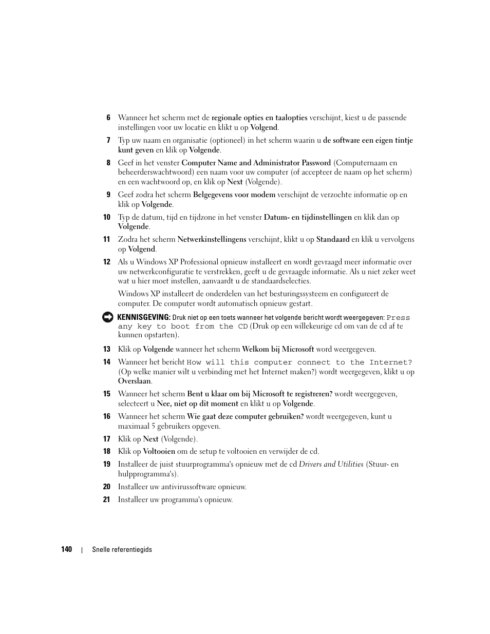 Dell OptiPlex GX620 User Manual | Page 140 / 338