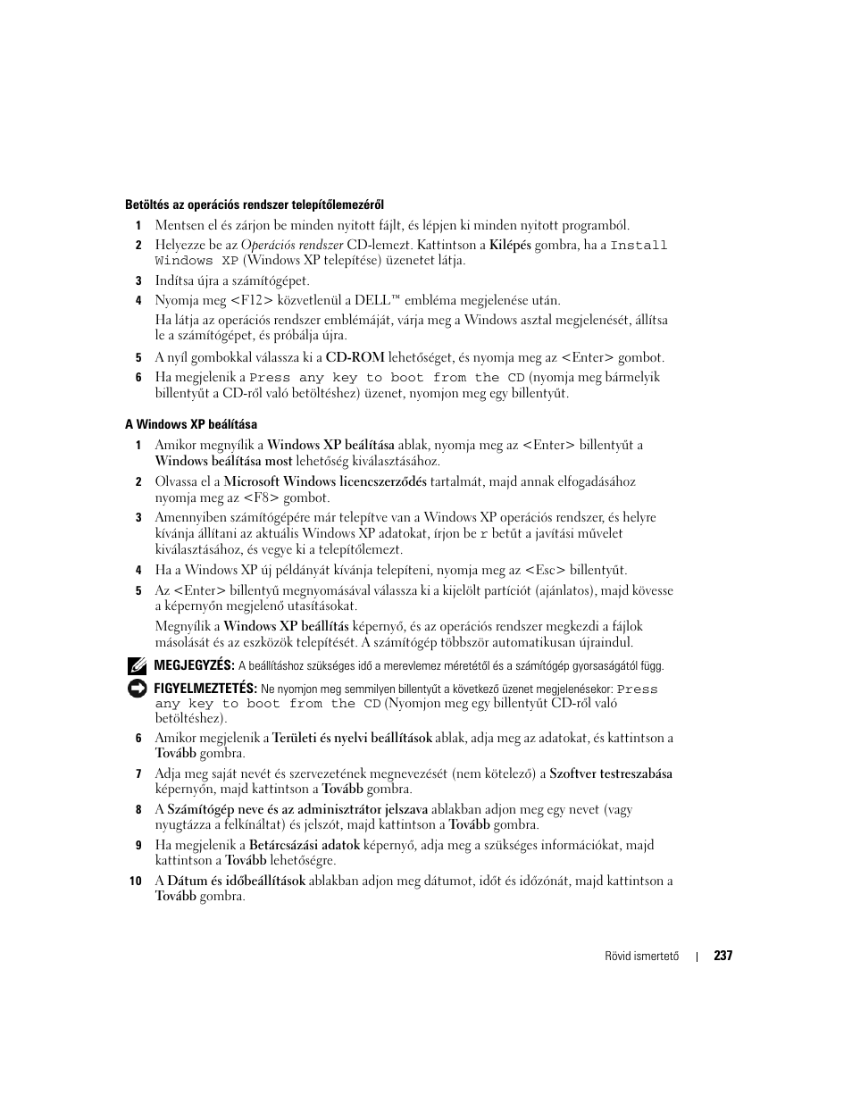 Dell OptiPlex GX620 User Manual | Page 237 / 338