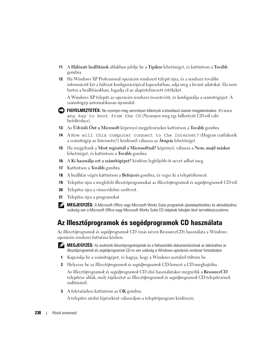 Dell OptiPlex GX620 User Manual | Page 238 / 338