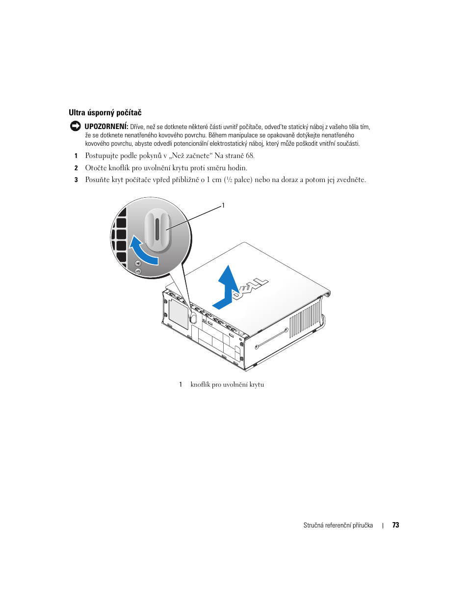 Ultra úsporný počítač | Dell OptiPlex GX620 User Manual | Page 73 / 338