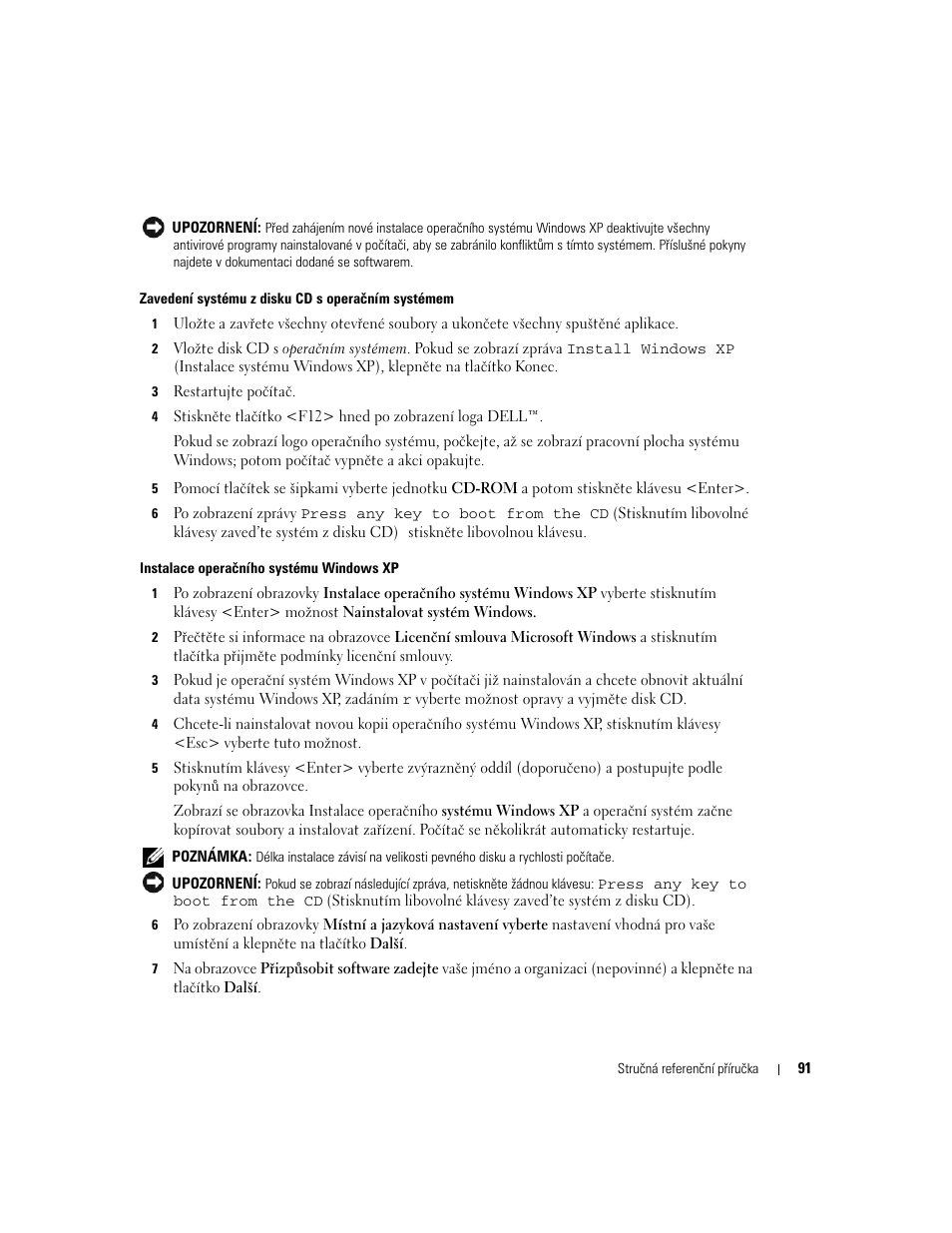 Dell OptiPlex GX620 User Manual | Page 91 / 338