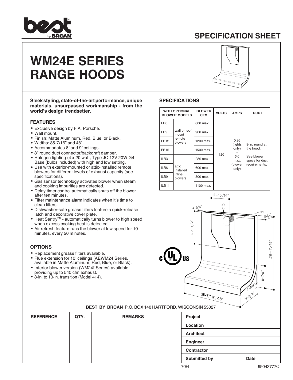 Best WM24E User Manual | 2 pages
