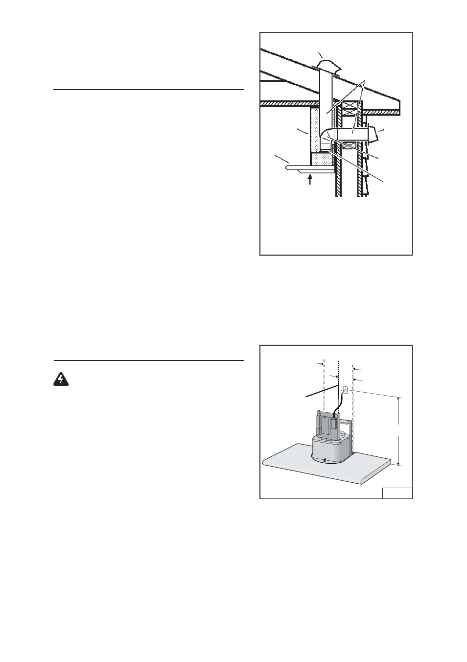 Installation des conduits, Installation électrique, Uniquement pour les hottes carénées) | Best K8087 User Manual | Page 21 / 44