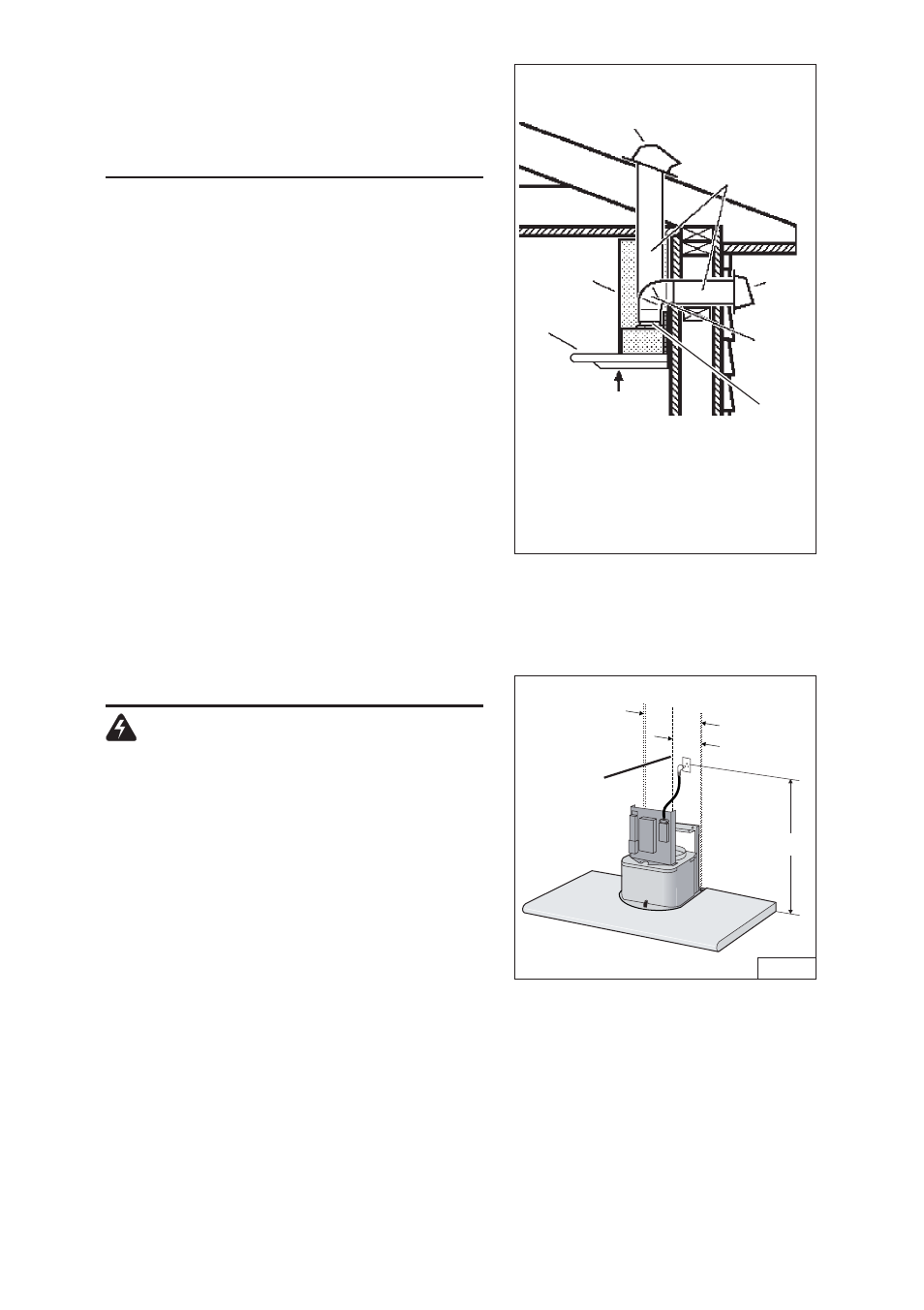 Instalación del conducto, Instalación eléctrica, Sólo campanas con conducto) | Best K8087 User Manual | Page 34 / 44