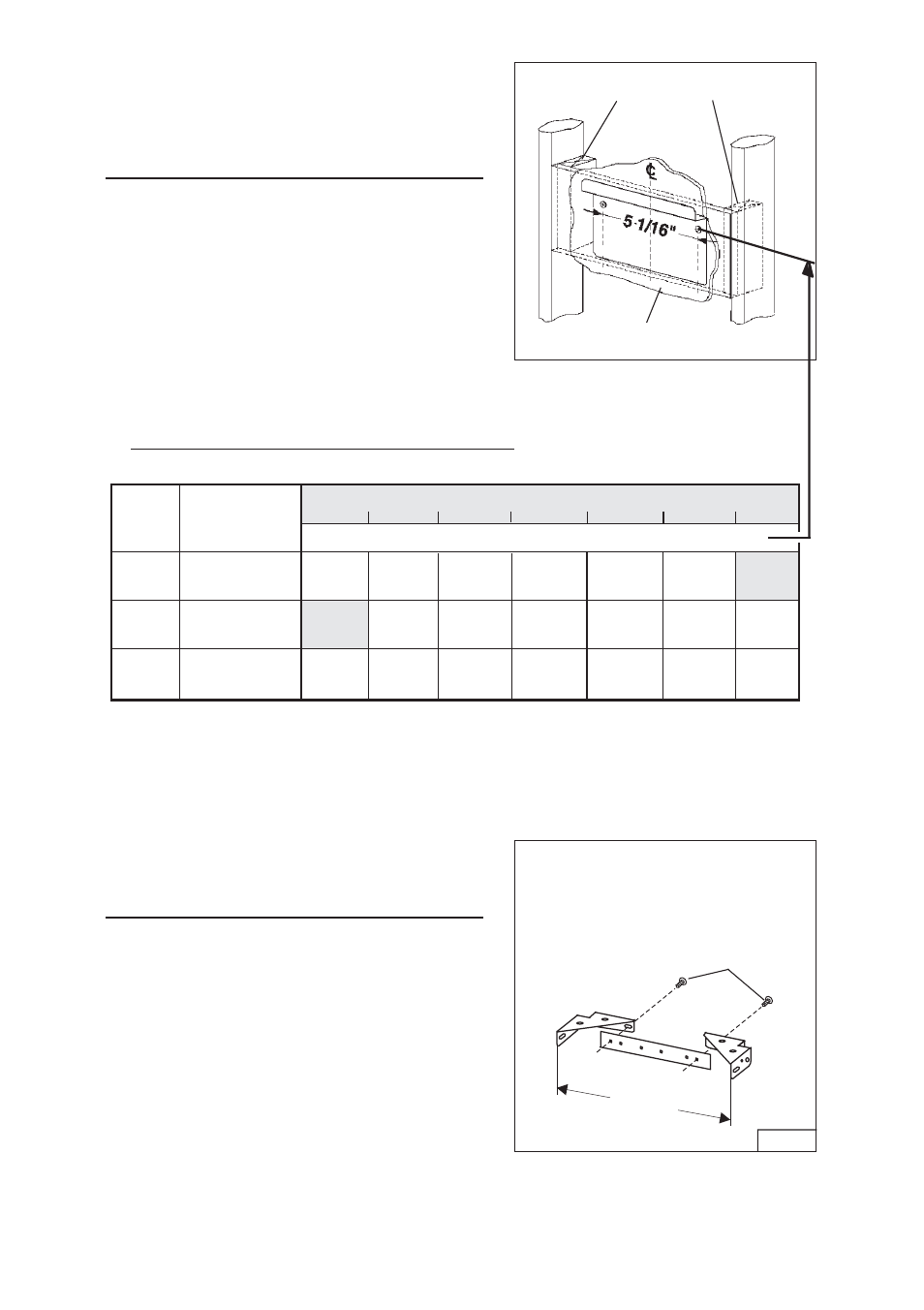 Instalación del soporte de montaje, Campanas con conducto o sin conducto) | Best K8087 User Manual | Page 35 / 44