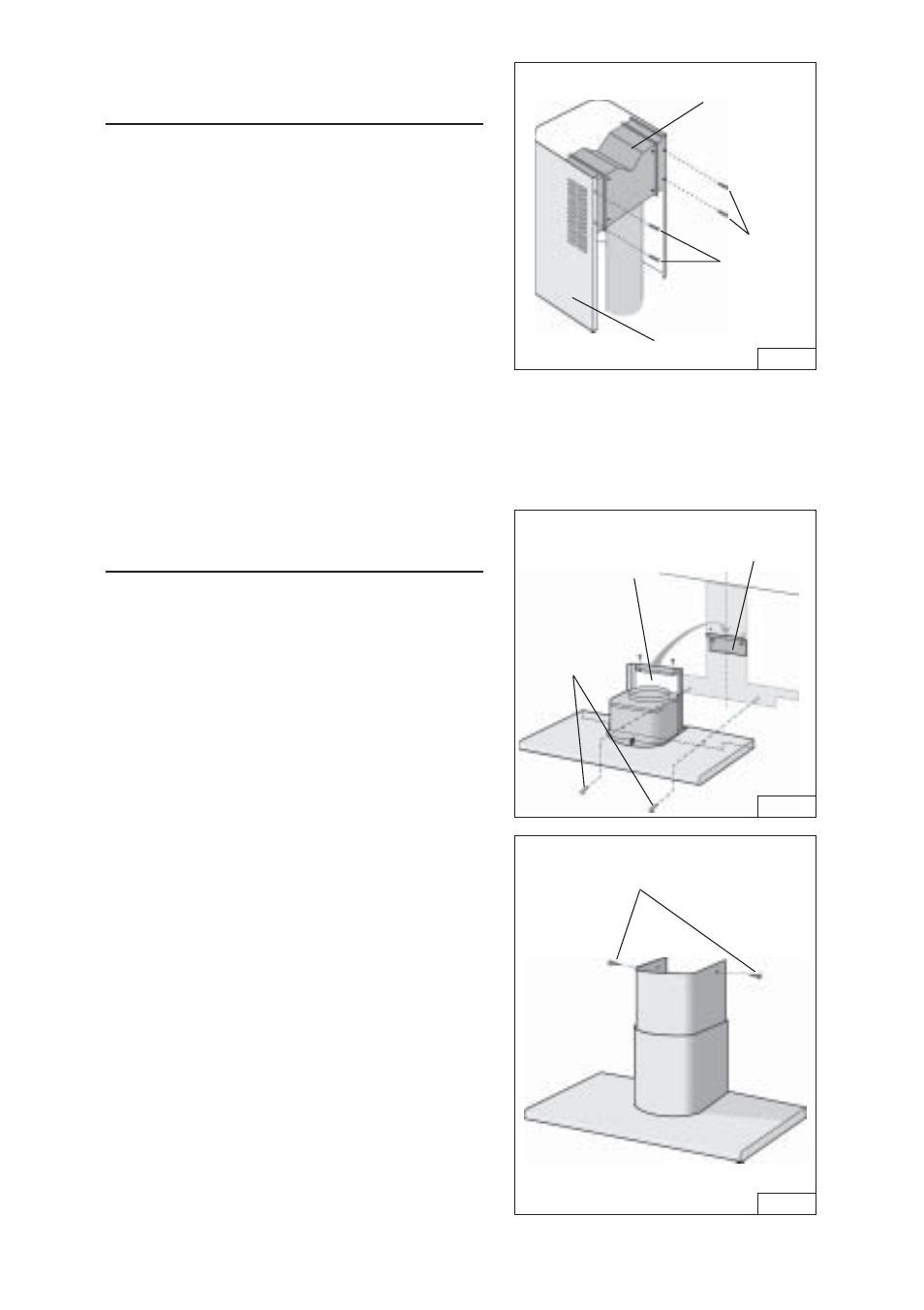 Preparación de la campana, Instalación de la campana | Best K8087 User Manual | Page 38 / 44