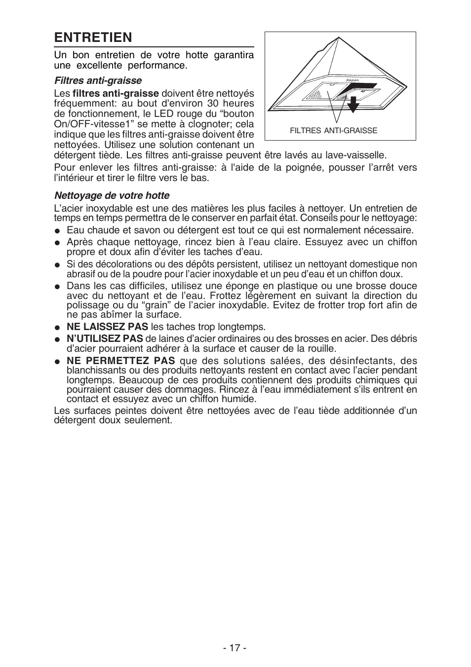 Entretien | Best K30 User Manual | Page 17 / 32