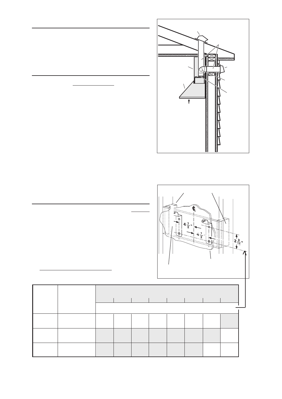 Installation du dosseret, Pose du conduit, Installation des brides de montage | Facultatif | Best K29 User Manual | Page 21 / 44