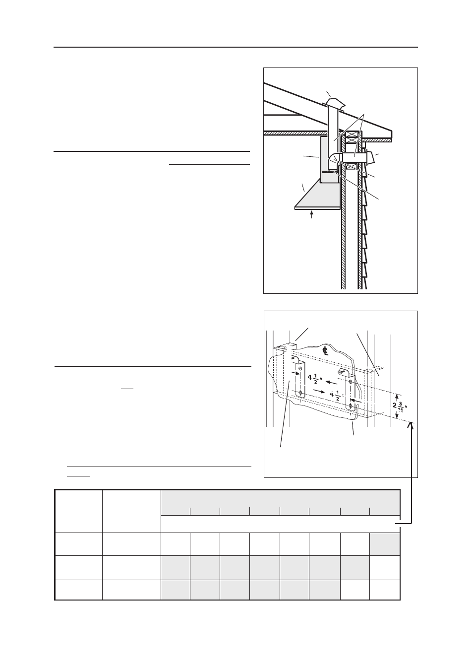 Instalación del protector contra salpicaduras, Instalación del sistema de conductos, Instalación de los soportes de montaje | Opcional, Sólo configuración con conducto | Best K29 User Manual | Page 35 / 44