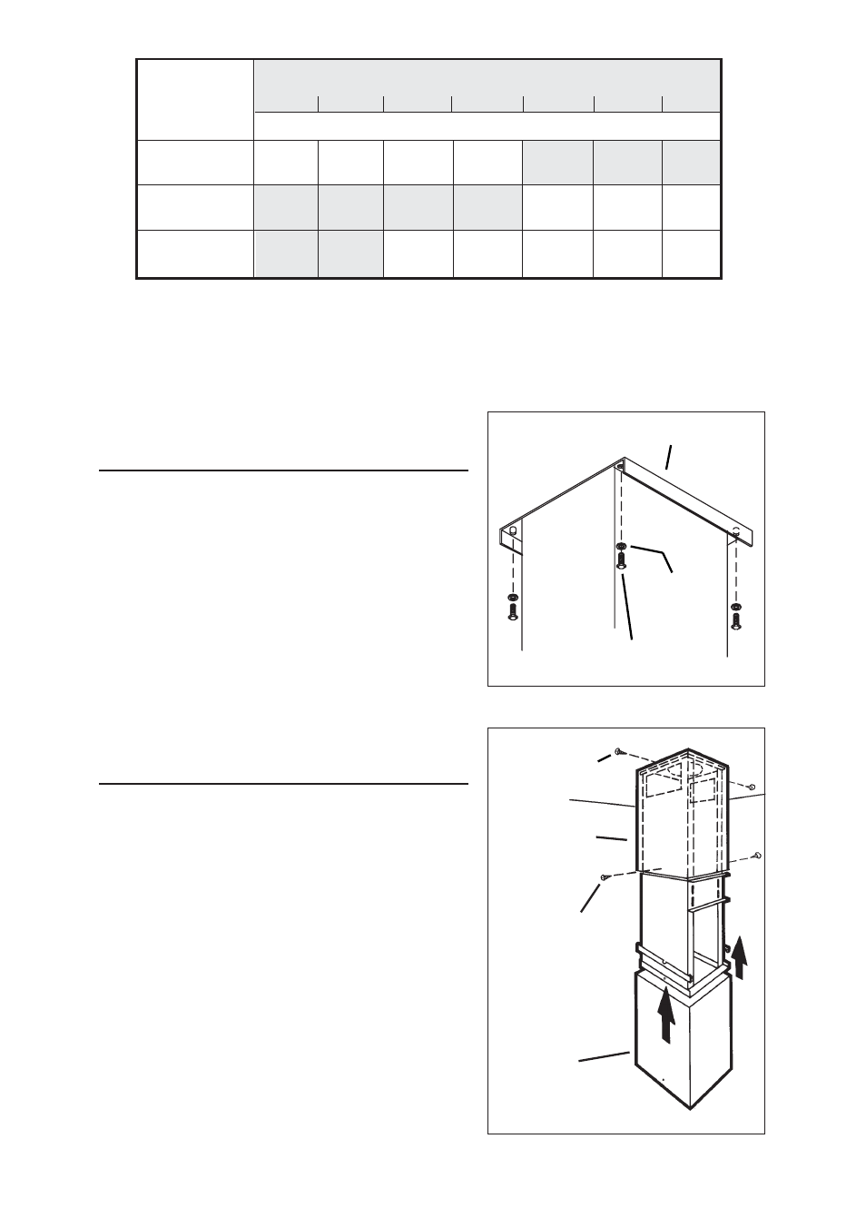 Insertion du châssis de suspension, Installation de la cheminée décorative | Best IS23 User Manual | Page 20 / 40