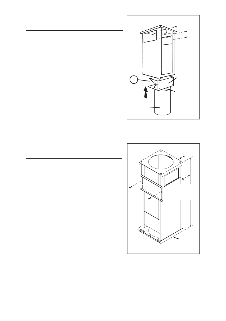 Instalación del pleno sin conducto, Ajuste de la altura de la estructura de soporte | Best IS23 User Manual | Page 30 / 40