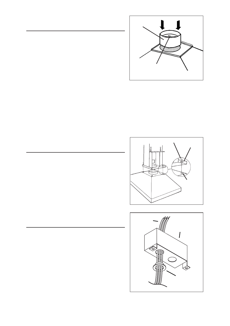 Instalación del conectador del conducto, Instale el cableado eléctrico, Instalación de la campana de la estufa | Best IS23 User Manual | Page 32 / 40