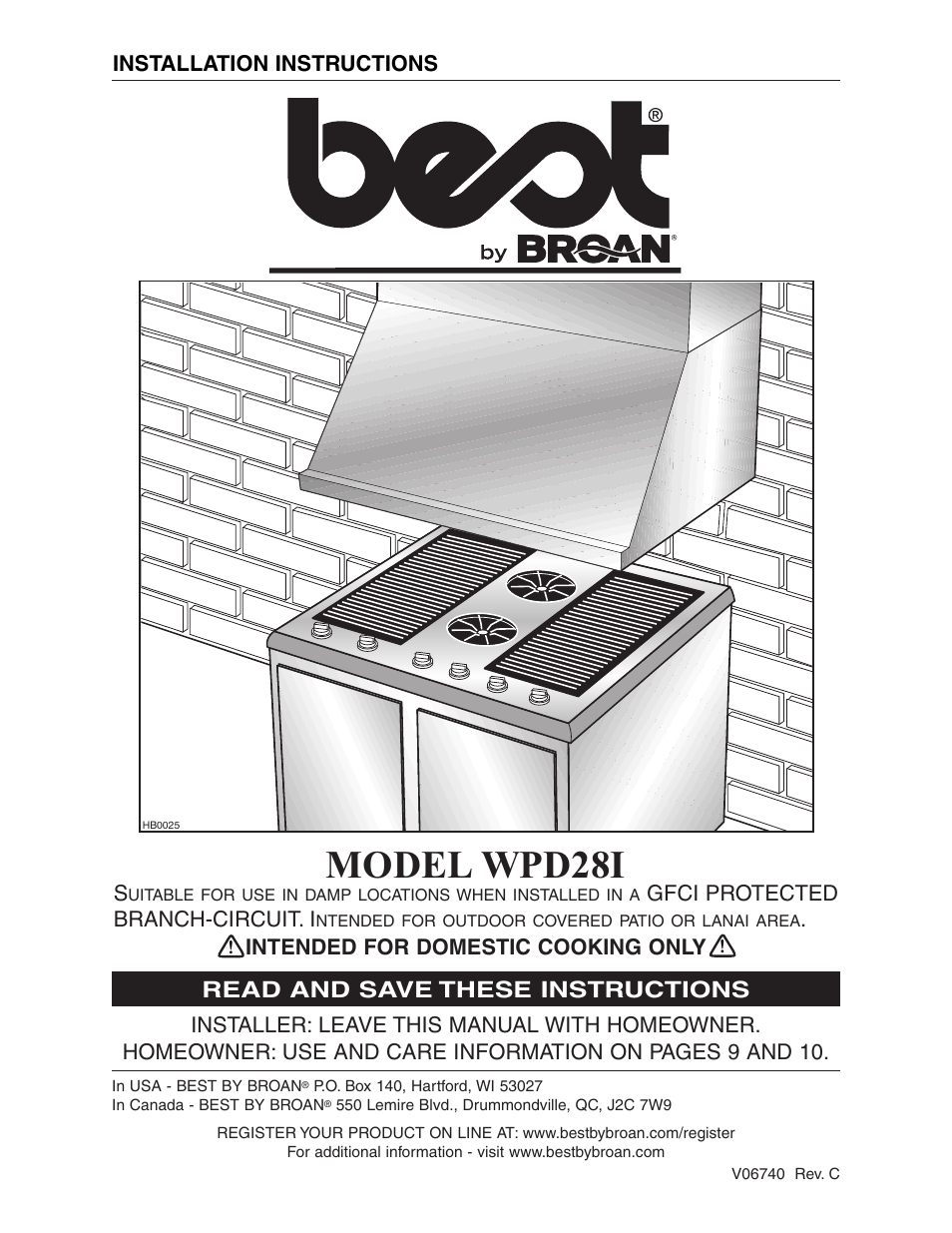 Best WPD28I User Manual | 36 pages