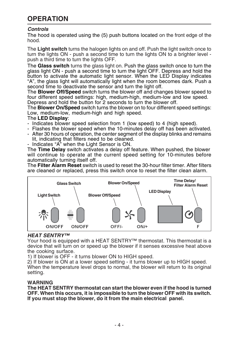 Operation | Best WC26E User Manual | Page 4 / 44