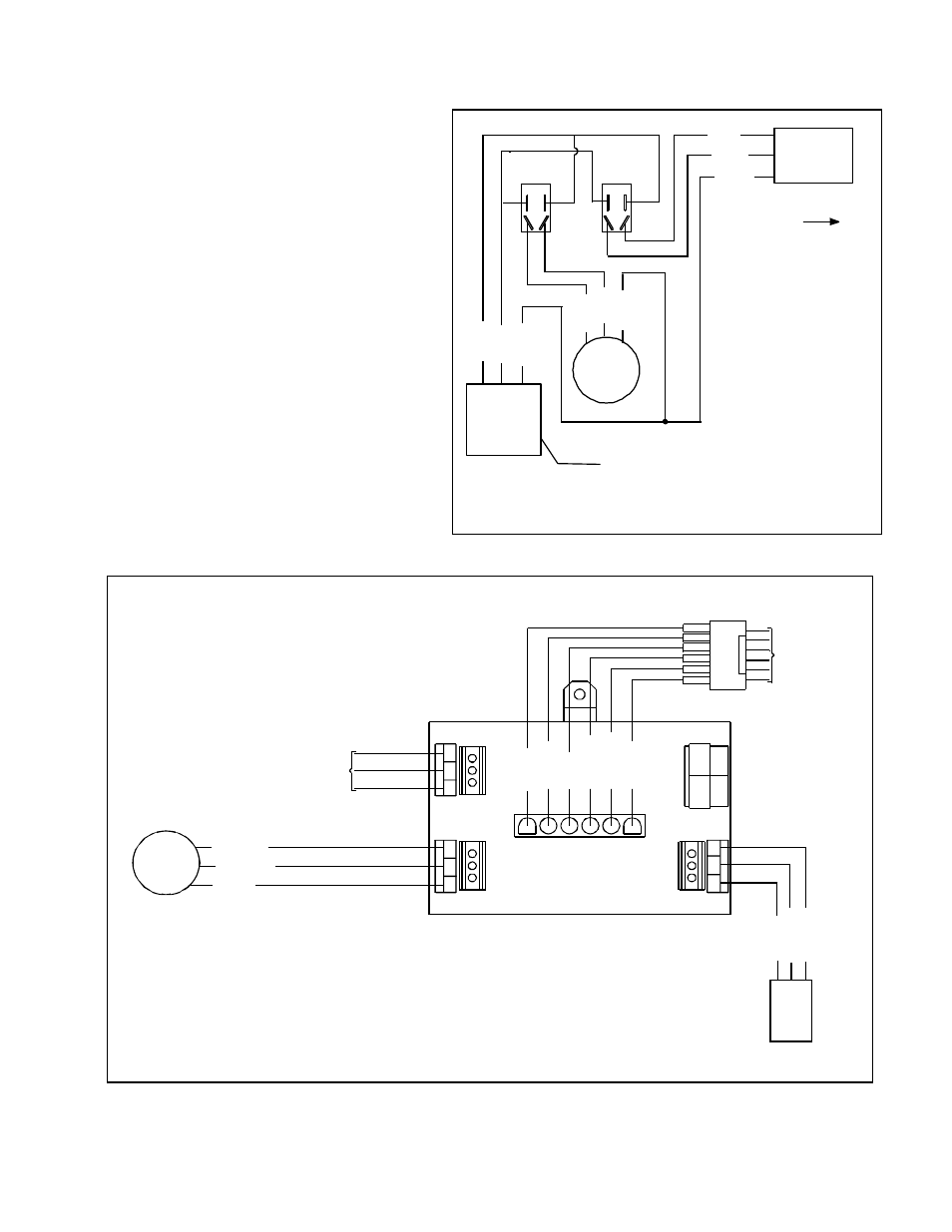 Single speed wiring diagram, Variable speed wiring diagram | PolarCool 48″ PolarCool™ Fan User Manual | Page 3 / 4