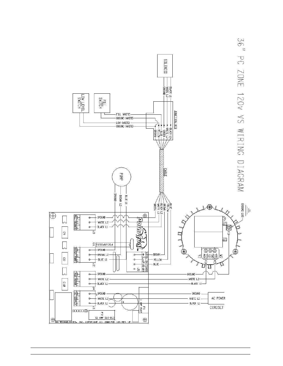 10 wiring diagram | PolarCool 36″ ZONE PolarCool™ Fan User Manual | Page 13 / 15