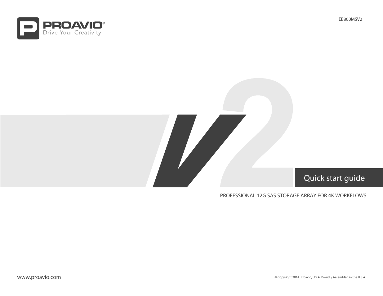 Proavio EB800MSv2 User Manual | 7 pages