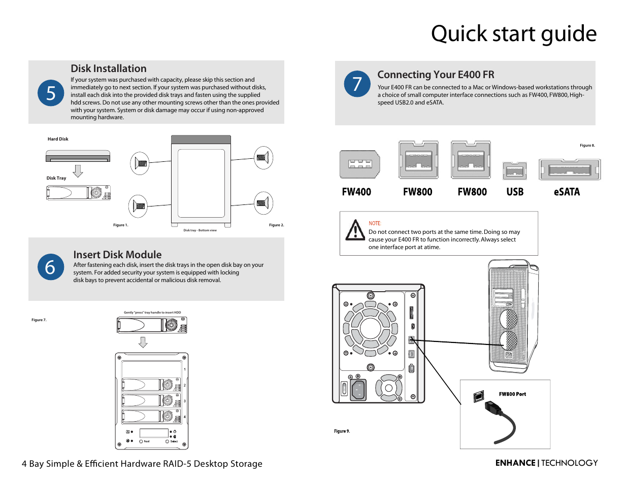 E400 fr, Quick start guide | Proavio EB400FR User Manual | Page 3 / 6