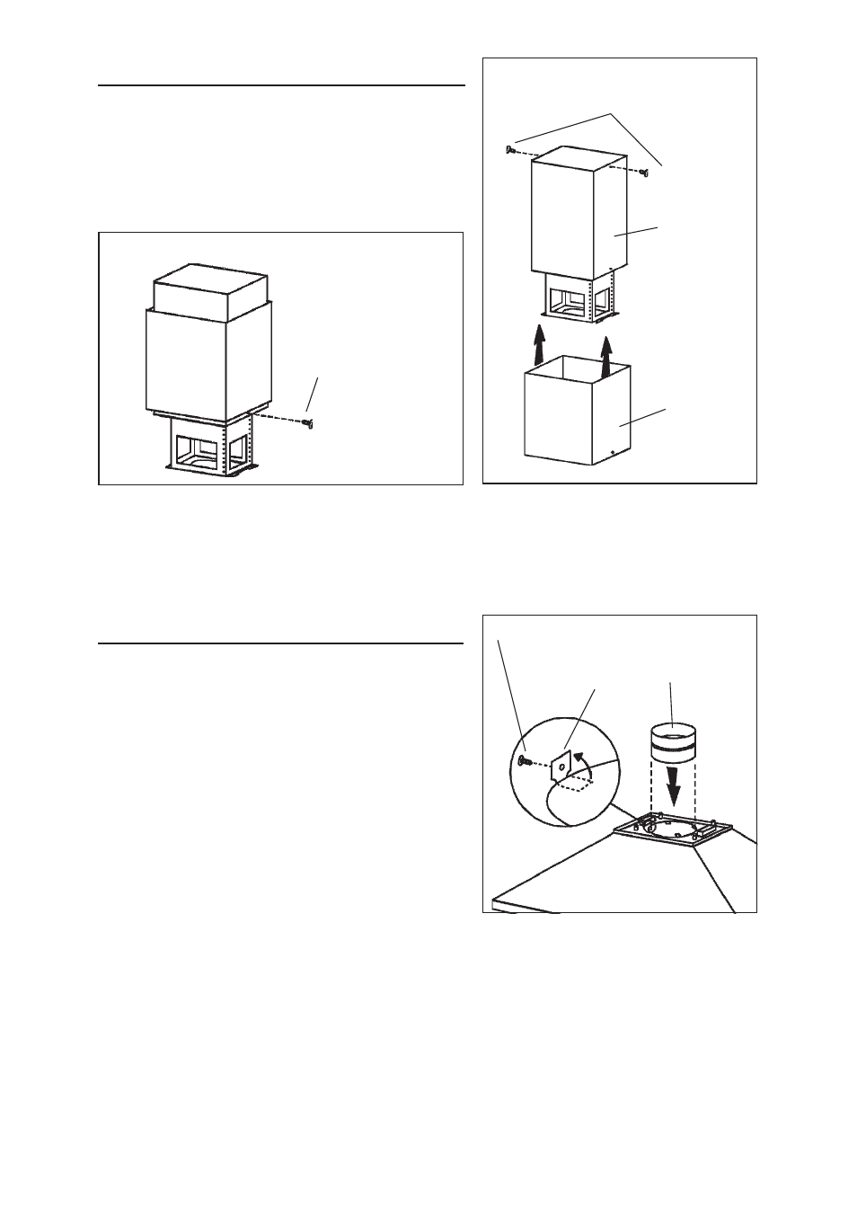 Install duct collar, Connect decorative flue | Best IEX42 User Manual | Page 8 / 44