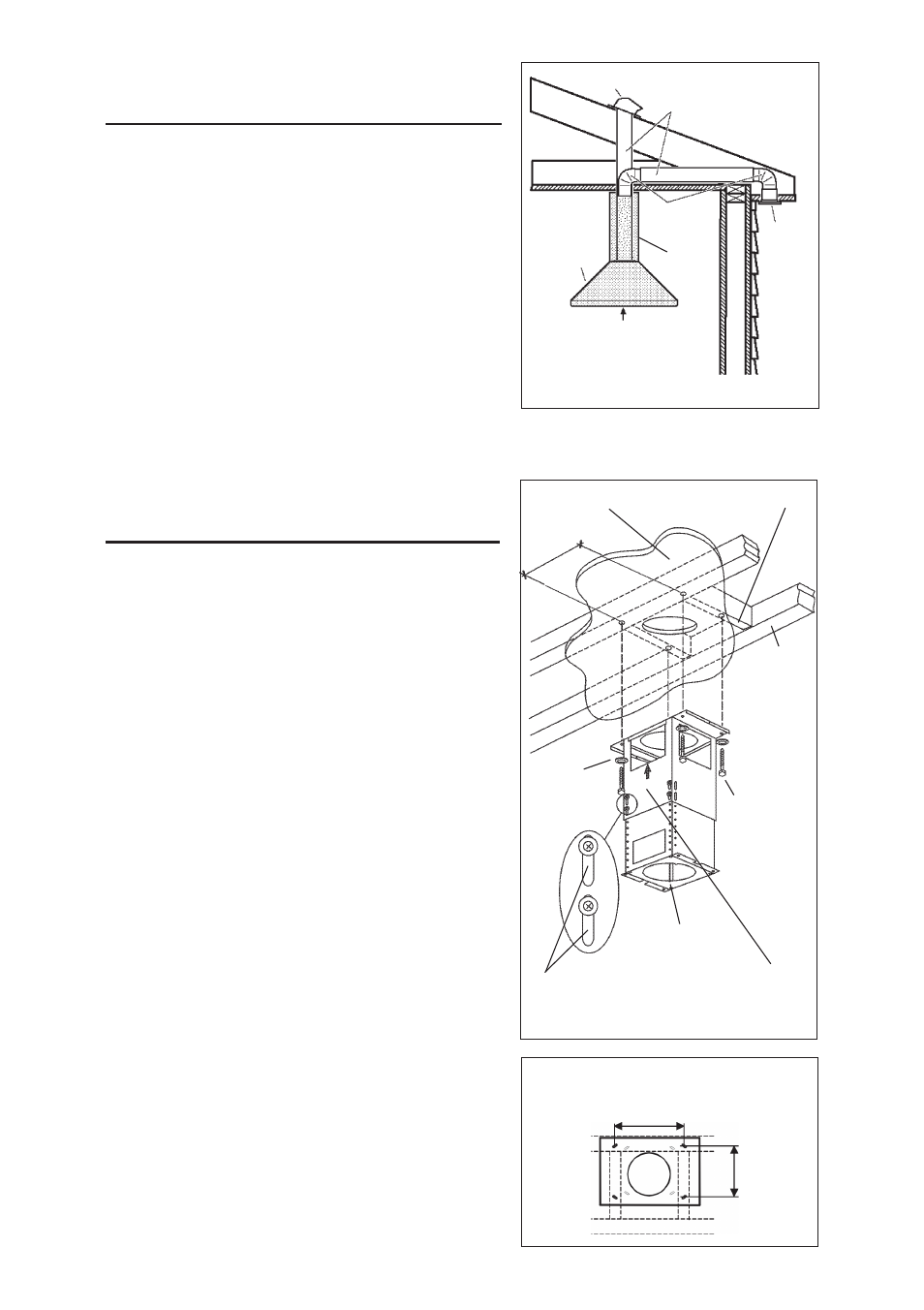 Installation du systeme d’evacuation, Installation du systeme de support | Best ISER222 User Manual | Page 14 / 32