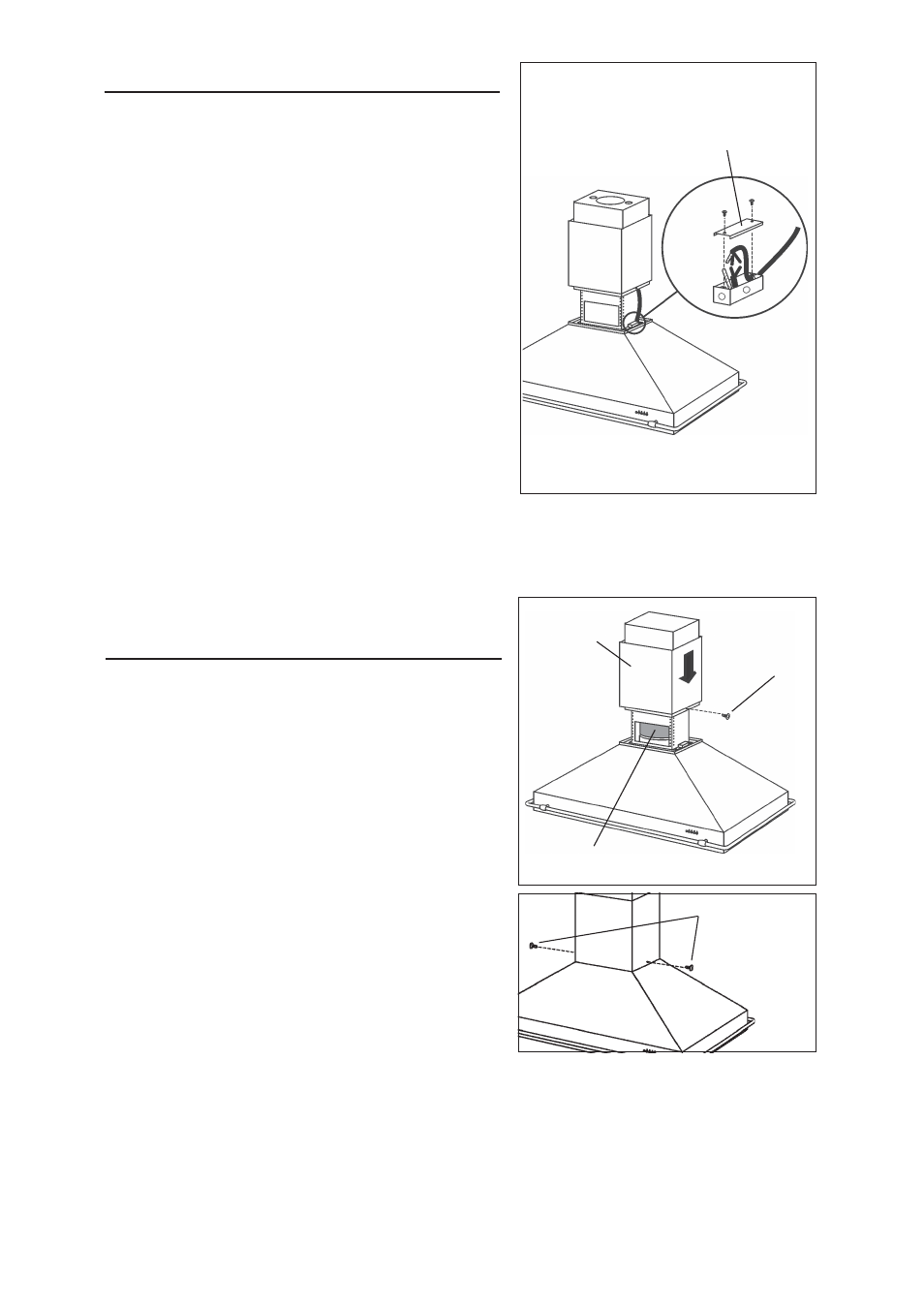 Installation electrique, Connexion du systeme d’evacuation | Best ISER222 User Manual | Page 16 / 32