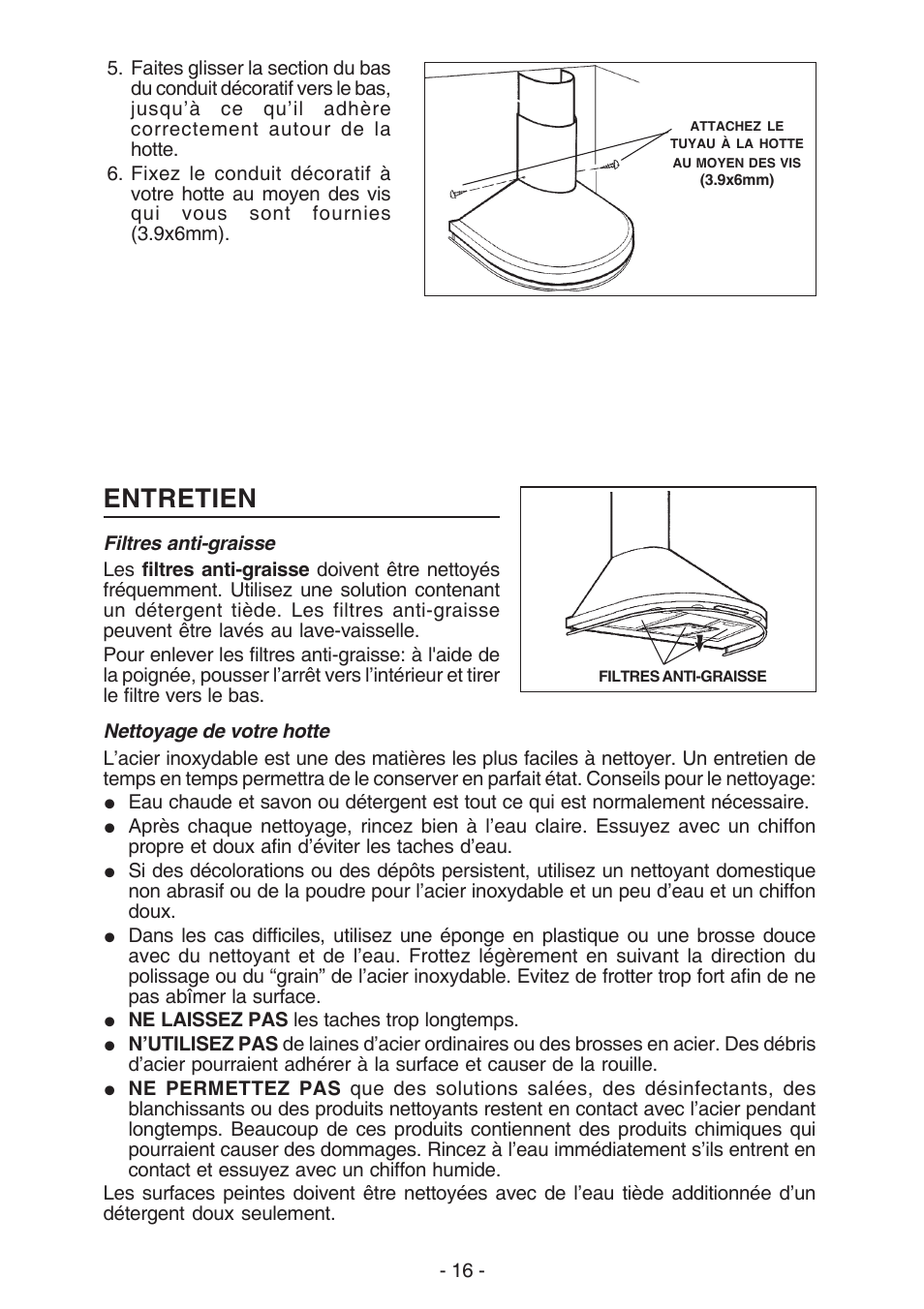 Entretien | Best K15 User Manual | Page 16 / 32