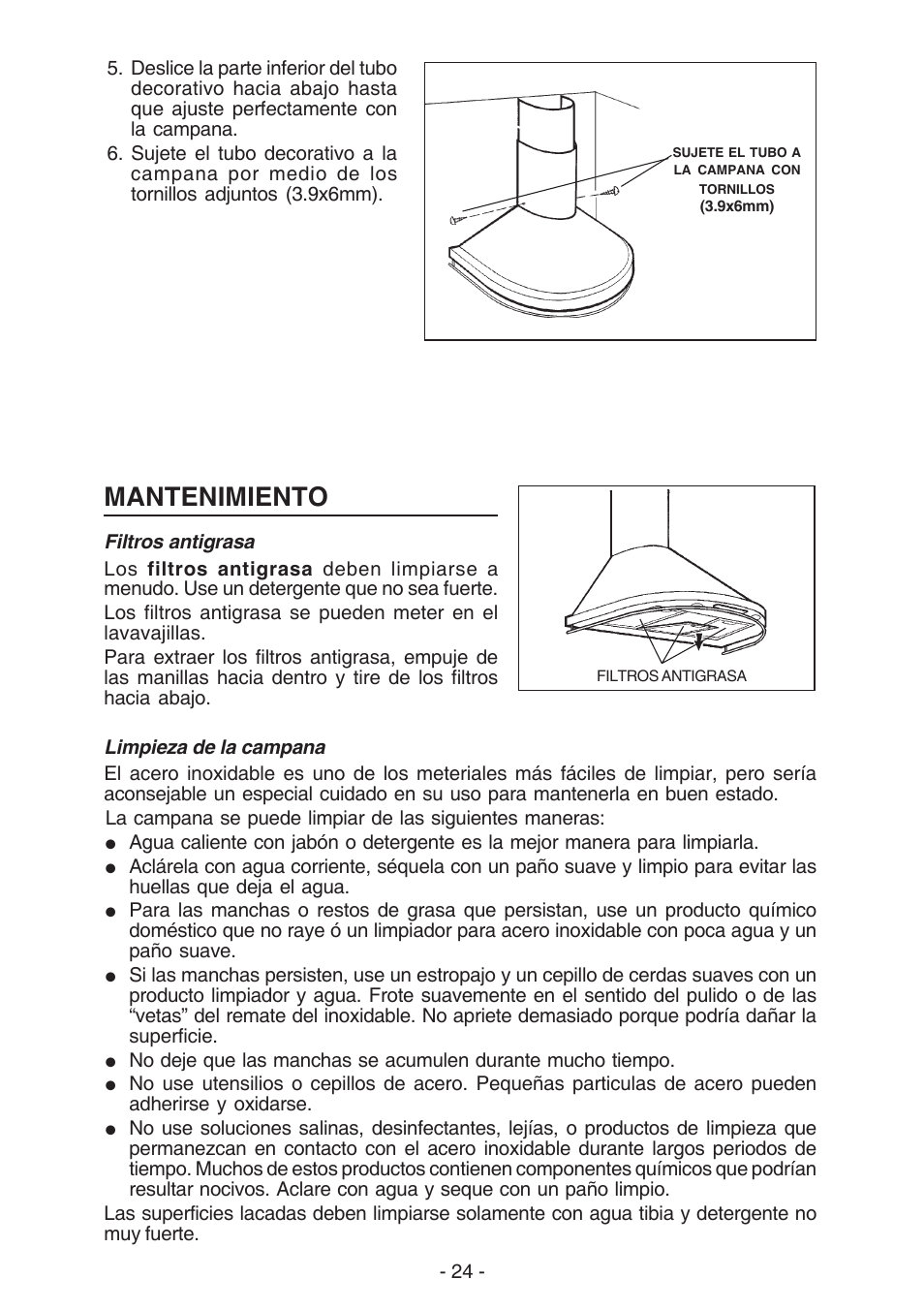 Mantenimiento | Best K15 User Manual | Page 24 / 32