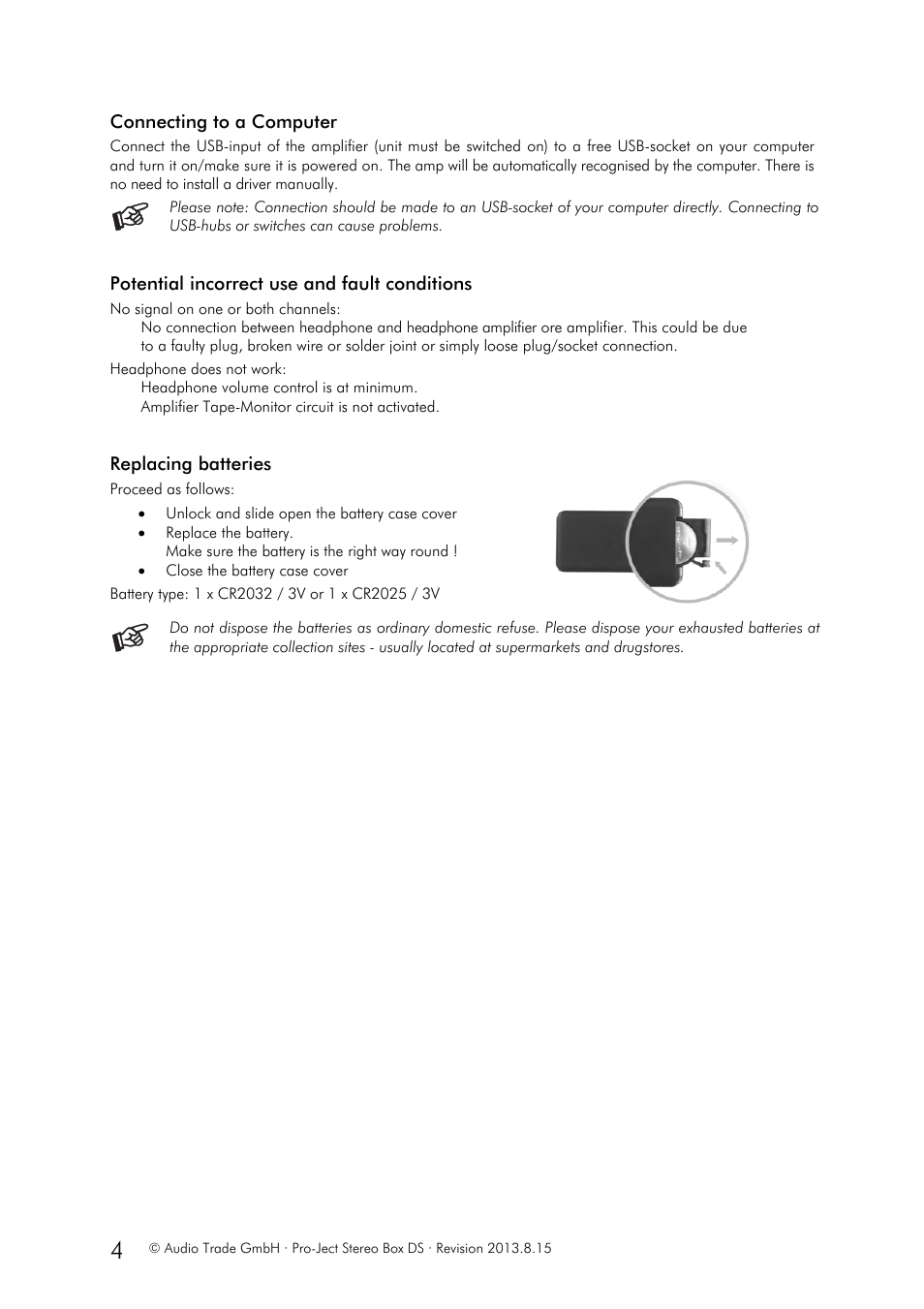 Pro-Ject Audio Systems Stereo Box DS User Manual | Page 4 / 5