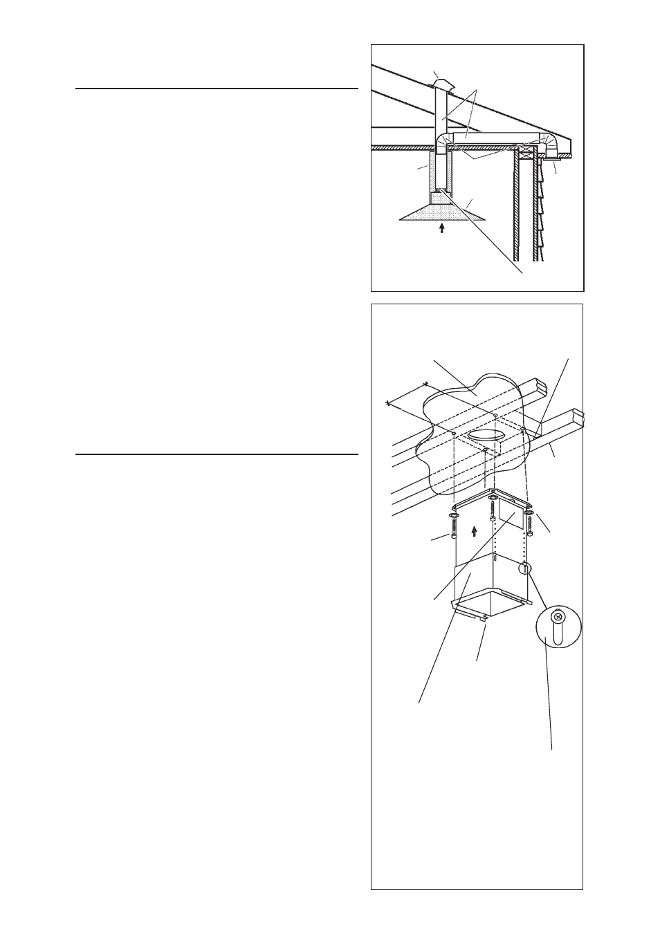 Instalacion del tubo de extraccion, Instalacion del sistema de sujecion | Best IS170  EU User Manual | Page 30 / 44