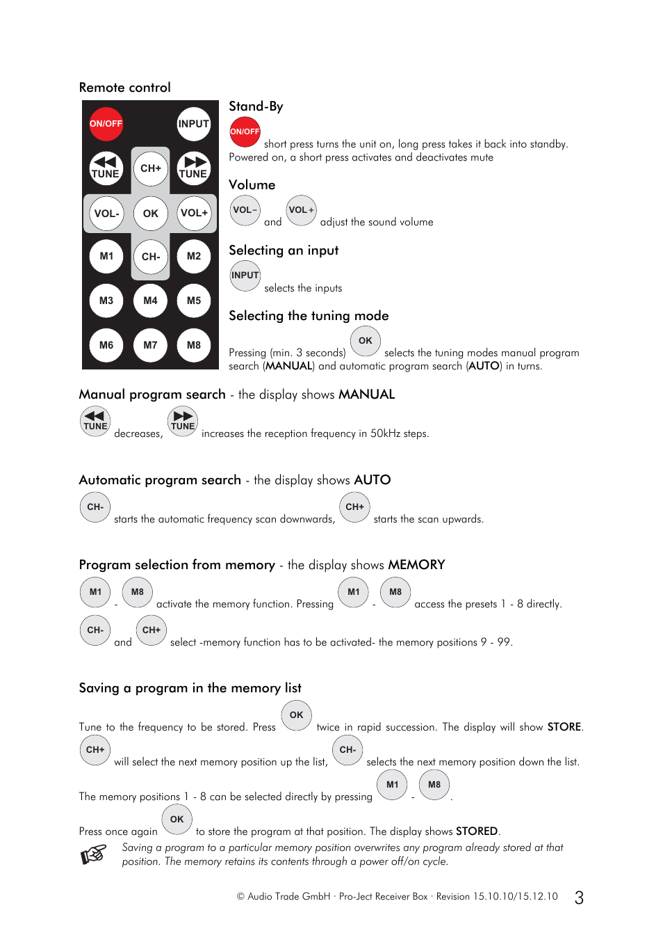 Pro-Ject Audio Systems Receiver Box User Manual | Page 3 / 6