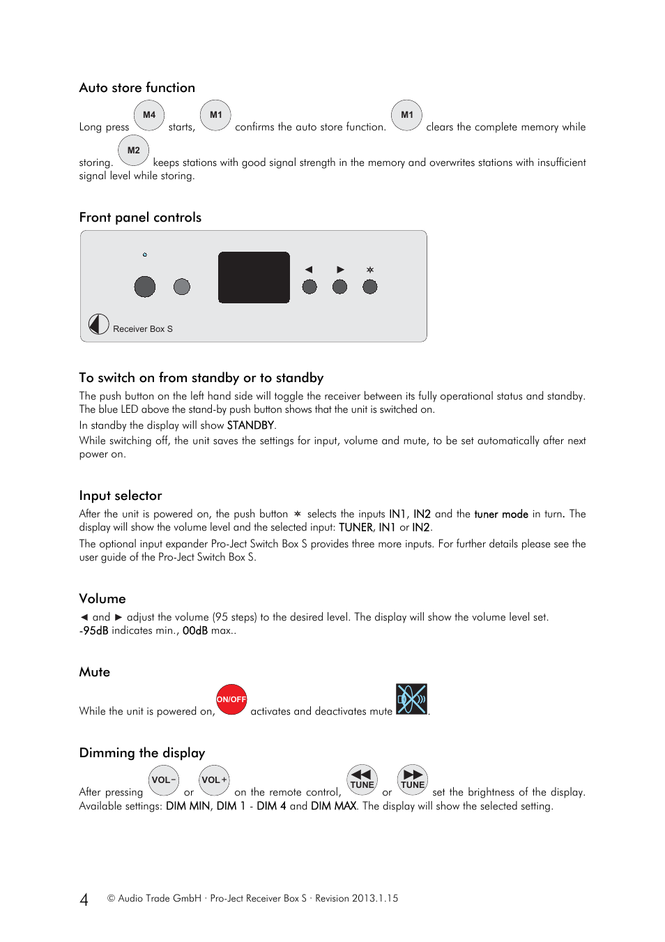 Pro-Ject Audio Systems Receiver Box S User Manual | Page 4 / 6