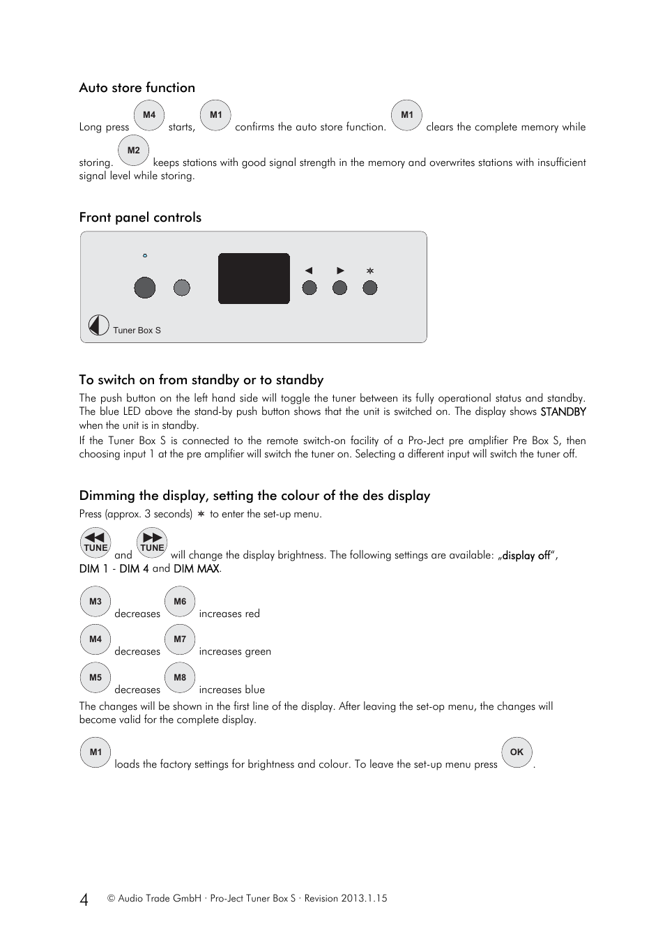 Pro-Ject Audio Systems Tuner Box S User Manual | Page 4 / 6