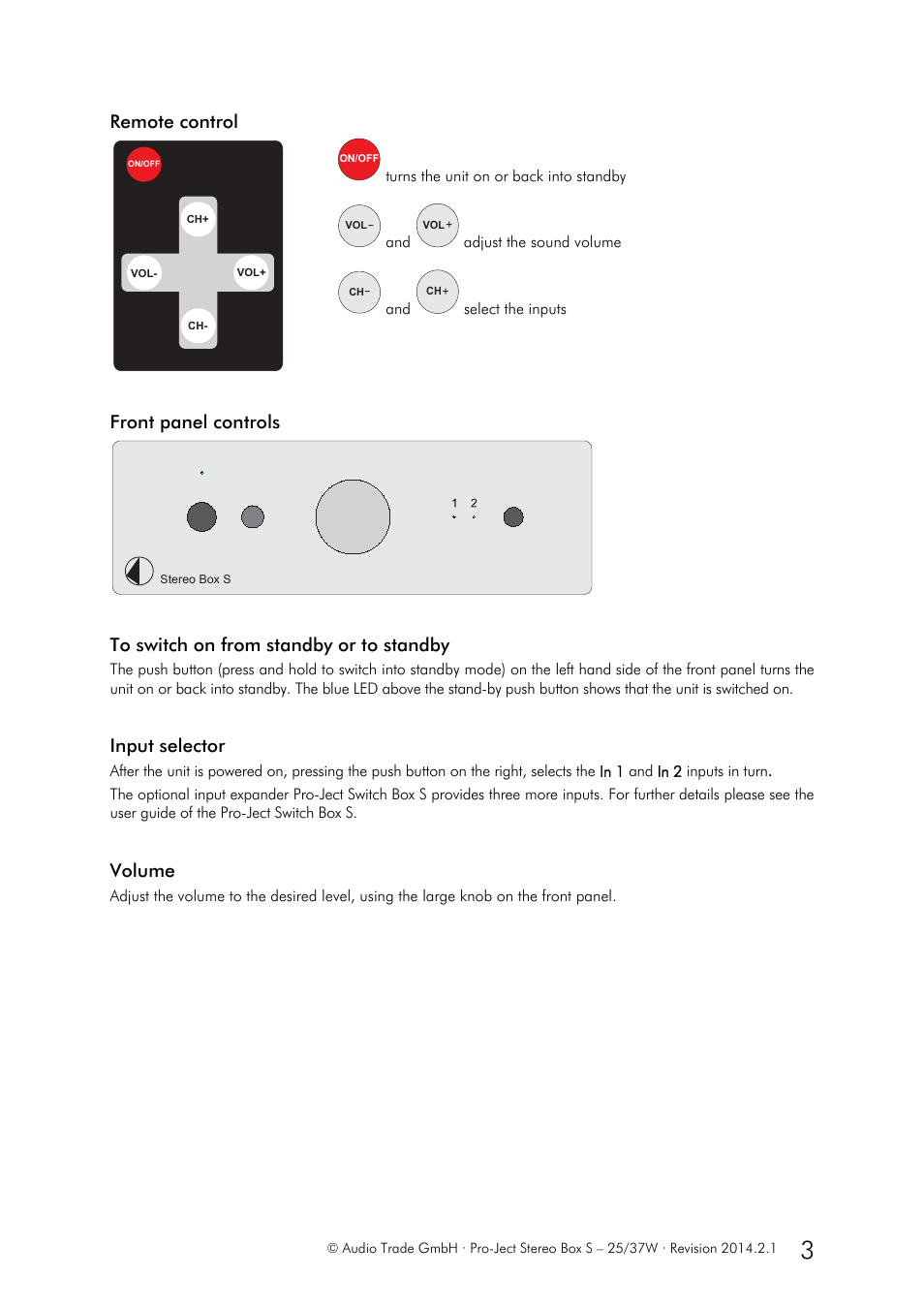 Pro-Ject Audio Systems Stereo Box S User Manual | Page 3 / 4