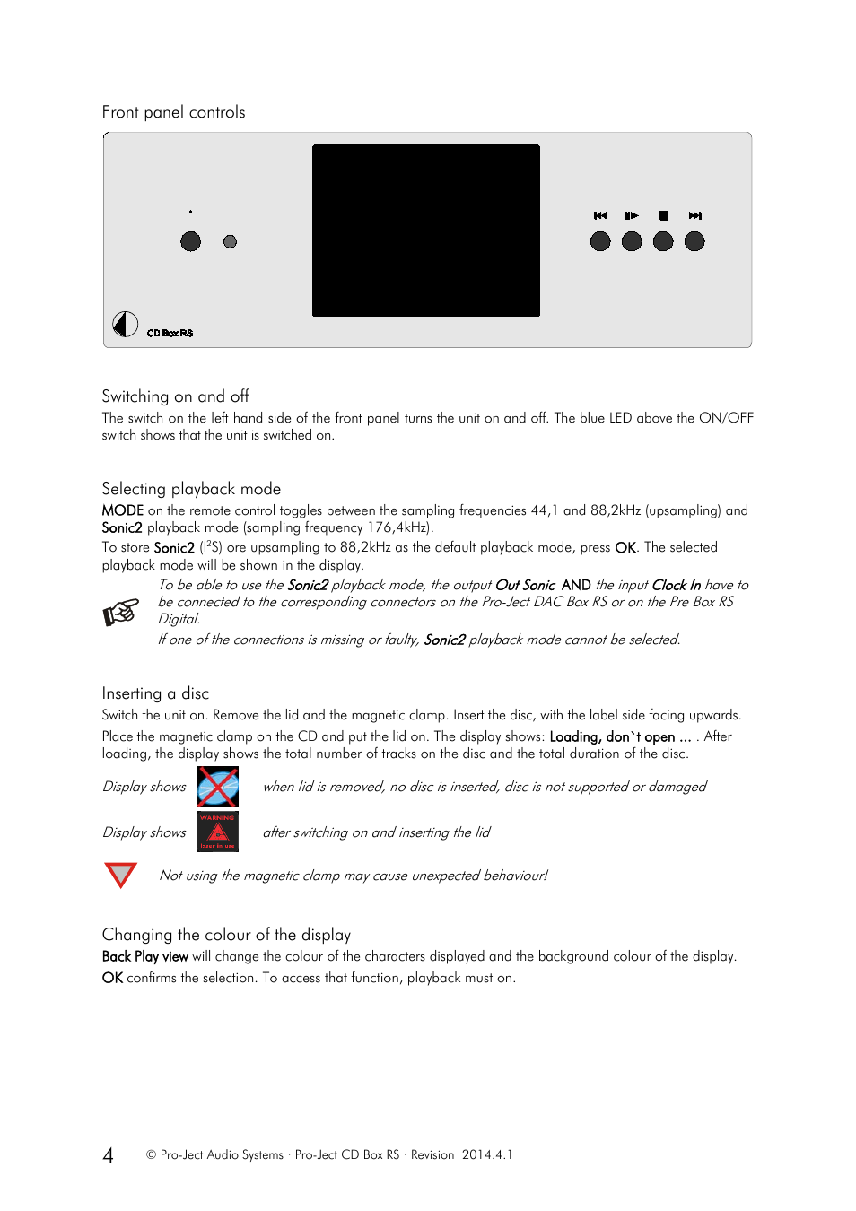 Pro-Ject Audio Systems CD Box RS User Manual | Page 4 / 6