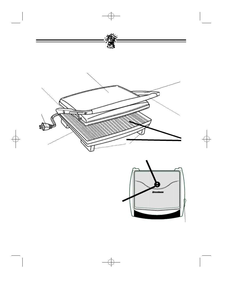 The panini maker | Breadman TR456 User Manual | Page 6 / 20