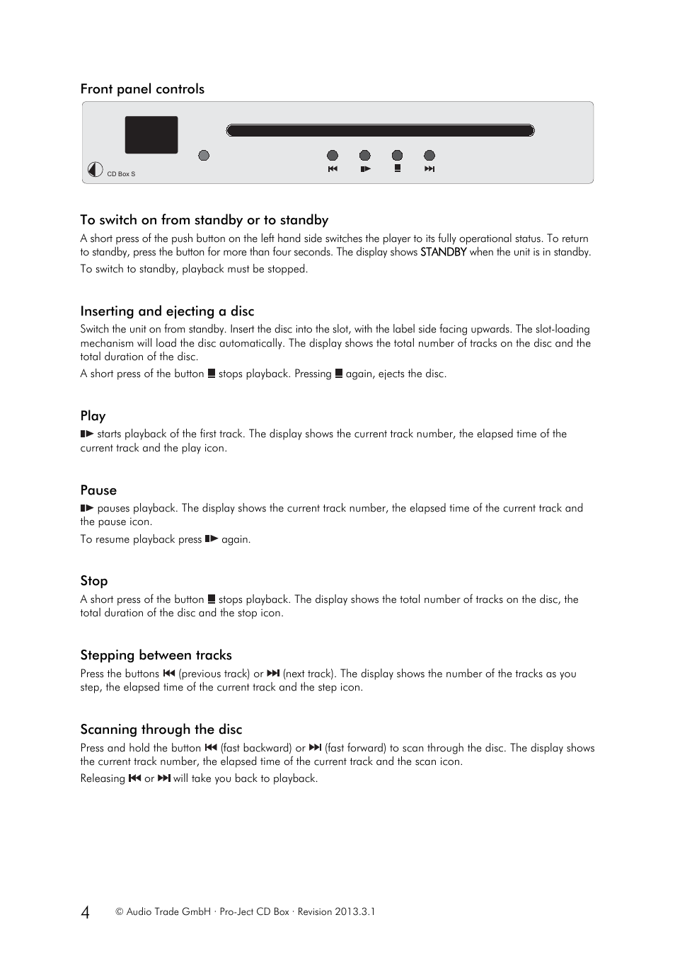 Pro-Ject Audio Systems CD Box S User Manual | Page 4 / 5