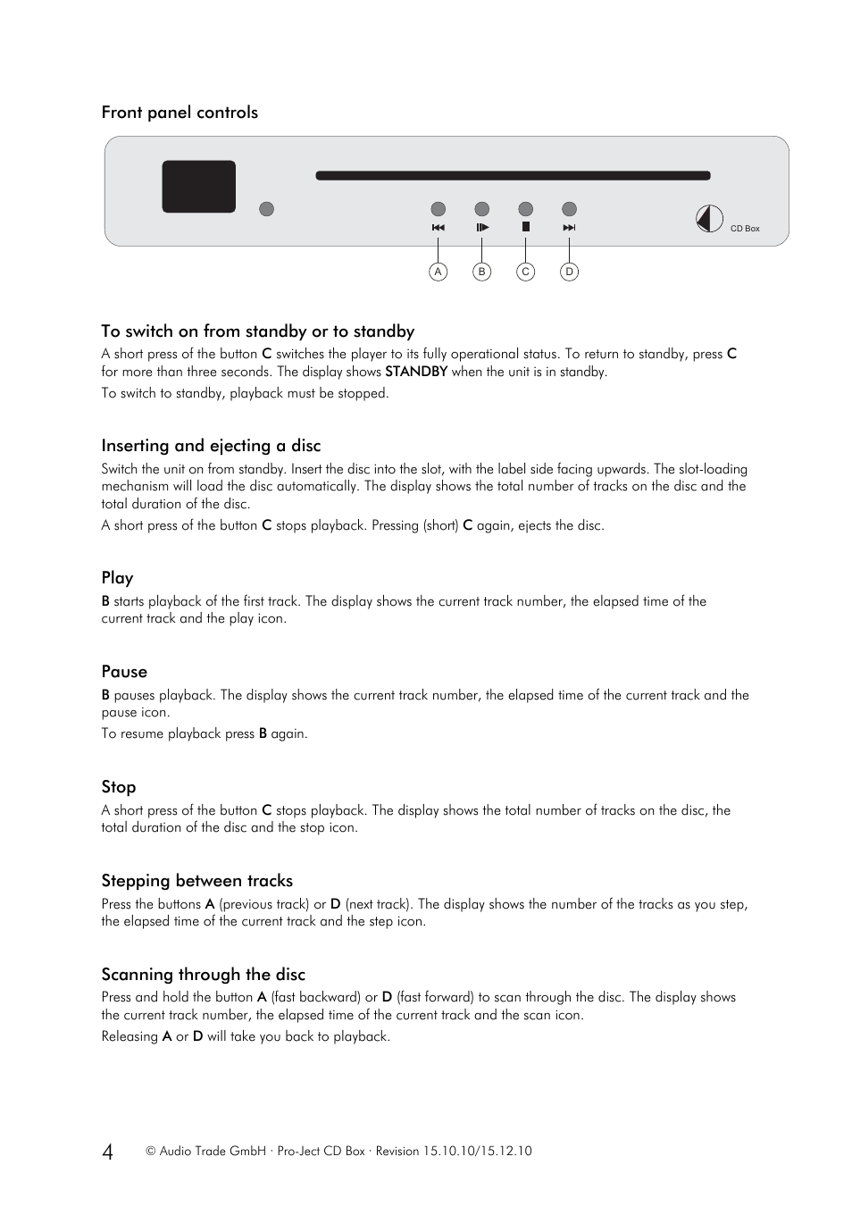 Pro-Ject Audio Systems CD Box User Manual | Page 4 / 5
