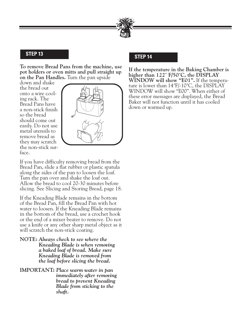 Breadman BREAD BAKER TR2828G User Manual | Page 19 / 80